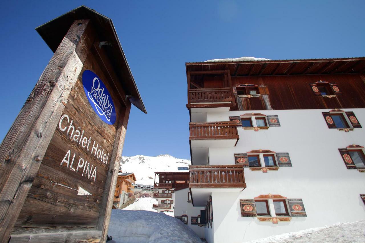 Hôtel Odalys Chalet Alpina Tignes Eksteriør bilde